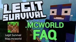 MCWORLD FAQ | Объяснение mcworld от Minecraft Legit Survival maps