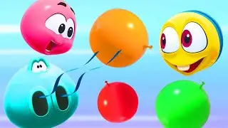 Wonderballs Playing With Balloons | Cartoons for Kids | WonderBalls Playground
