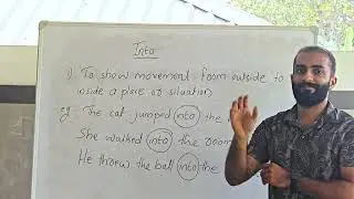 English Grammar : Into - Meaning & Where to use? Explained in Sign Language