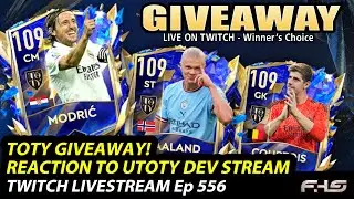TOTY GIVEAWAY and Dev Stream Reactions - FC Mobile (FIFA) 22 Twitch Livestream Ep.556