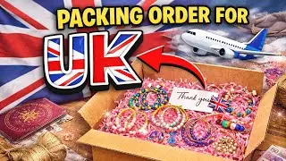International Order Packing ✈️ Handmade Jewelry to the UK✨️