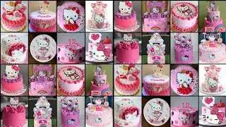 Best Hello Kitty Theme Cake Design || Latest Birthday Cake Decoration for Girls