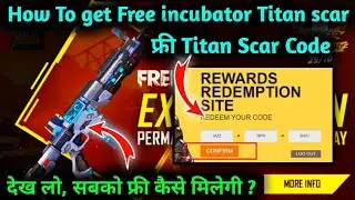FREE FIRE REDEEM CODE TITAN SCAR || HOW TO GET FREE TITAN SCAR || RAJPUT GAMING