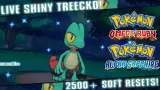 LIVE SHINY TREECKO AFTER 2508 SOFT RESETS - Pokemon Omega Ruby/Alpha Sapphire Highlight