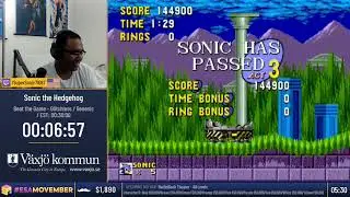 #ESAMovember Speedruns - Sonic the Hedgehog [Beat the Game - Glitchless] by SuperSonic71087