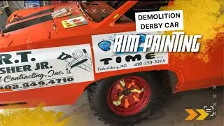 Demolition Derby Car- Rim Painting