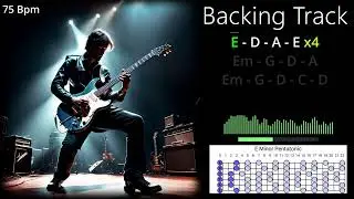 Bittersweet Ballad Guitar Backing Track in E