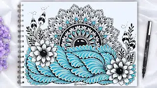 Creative Mandala Art|  Relaxing & Creative Mandala Drawing | Mandala Art For Beginners