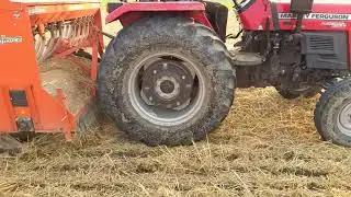 Happy Seeder + cutter  combination