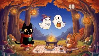 Moonlit Pumpkin Grove 🌙 👻 Lofi Music for a Magical Halloween