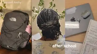 realistic afterschool vlog 🧸🌱 cozy studying & resetting my routine, etc.