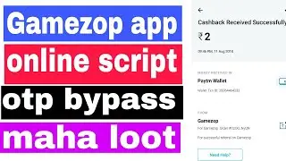 Gamezop app otp bypass online script || maha loot