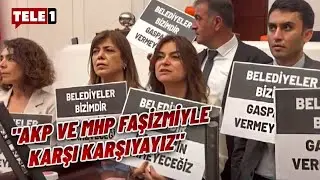 DEM Parti'den Meclis'te Kayyum Protestosu: Kürt Halkı Yurttaşlıktan Çıkarılmaya Çalışılıyor