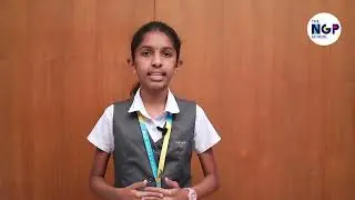 Student Talk Series #44 | World Science Day for Peace & Development | Nikithaa S | The NGP School