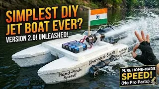 Making High Speed Super Fast Electric Boat from DC Motor and  battery #new #ship