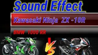 Kawasaki Ninja ZX-10R VS BMW 1000 RR || SOUND EFFECT #kawasaki #bmw