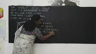 CBSE Class 9 Ex. 7.1 Sum 2 | Triangles | Congruency | SAS Rule