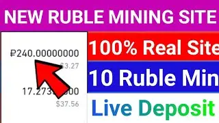 How To Earn Money From Russian Site l ruble earning sites 2021 | Live Deposit