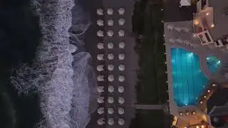 Blue Dome Hotel, Crete | Beachfront Resort in Platanias, Chania &ndash; Aerial Drone View