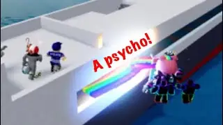 Roblox sinking ship survival. episode 2. Psycho attacks ship.
