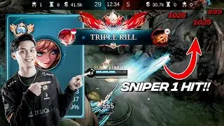 BEATRIX SKYLAR?? GAMEPLAY + BUILD TERBAIK MAKSMAN BEATRIX 19 KILL TANPA MATI🤫🤫‼️ Mobile Legends