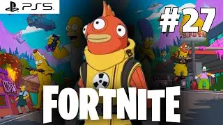 Fortnite Episode 27 | Blinky the Fishstick Dominates Springfield! 🐟💥 | Boba Streamz