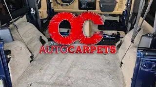 OC Auto Carpet Install on a 1997 Jeep Wrangler | TJ Interior Upgrade