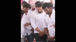 actor #arya & #vishal paid their last respect to #captainvijayakanth #ripcaptainvijayakanth #shorts