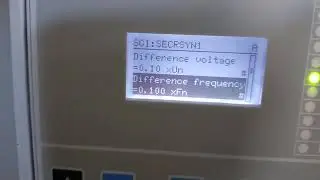 ABB Relay REF 615 SYNCHRONISATION SETTING for Sync