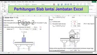 Bridge Floor Slab Calculation in Excel Format