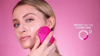 Facial Cleansing Brush | Waterproof Vibrating Silicone Face Brush for Deep Cleansing & Exfoliation