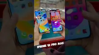 iphone 12 Pro Max fake display vs original display comparison in 2024 #iphone #12promax #2024shorts