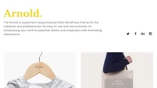 Arnold(for v1.x only) WordPress Theme Video Guide - How Install