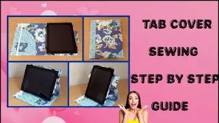 How to make a Tablet Cover | DIY Tablet Case/Stand from Cardboard | How to make an easy TabletCover