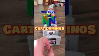 Nintendo 64 Cart Dominos (ASMR Edition) #Nintendo #ASMR