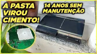 TROCANDO A PASTA TÉRMICA DO PS3 FAT CECHE01 RETROCOMPATÍVEL