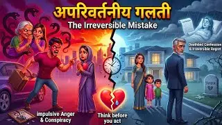 True Hindi Stories | अपरिवर्तनीय गलती | Hindi Stories | Cartoon Kahani | Moral Story