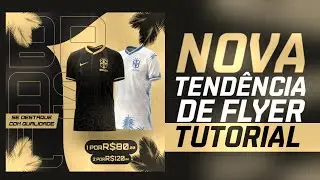 COMO FAZER FLYER PARA VENDA DE CAMISA DE TIME PELO CELULAR SOCIAL MIDIA PS TOUCH