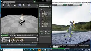 MocapForAll Test with Unreal real time with 2 webcam
