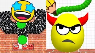 Very Interesting & Trending Games DRAW HERO vs HIDE BALL: Brain Teaser, Searching Games, Top Levels.