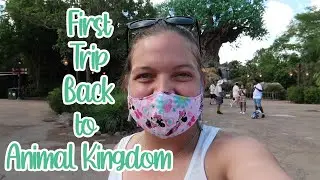 First Trip Back to Disney's Animal Kingdom | Wait Times, Social Distancing and Flight of Passage!