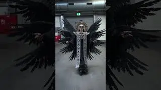 My most favorite cosplay I&rsquo;ve made so far 🖤🤍 #residentevil #cosplay #wings