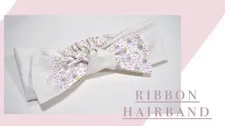 蝴蝶結髮帶作法/ターバン/ribbon headband