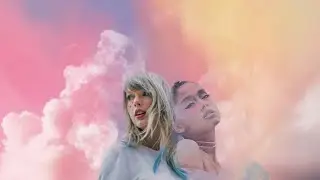 Taylor Swift - Afterglow (Remix) (Feat. Ariana Grande) (From The Vault) | Lyric Video