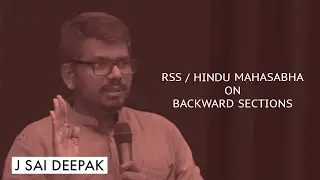 Why RSS / HINDU MAHASABHA failed to uplift the backward sections