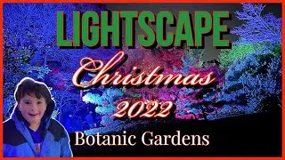 Lightscape 2022 Ft Worth Botanic Gardens Christmas Event Full Walking Tour Experience