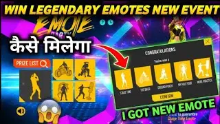 Free fire new emote party event- free fire new event today || doggle emote event free fire