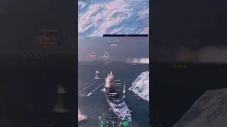 🔥British Super Heal MENACE : BB Conqueror! 🌊 #shorts #wows #wowsreplays