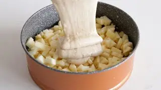 עוגת תפוחים כי קלה בעולם