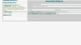 stock price patterns - multi stock select demo